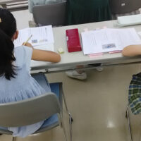 小学生読書感想文教室の様子